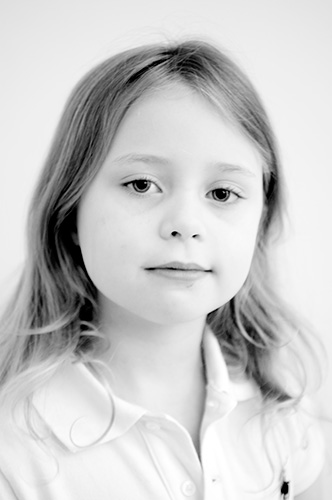 young girl portrait, Orginal 9.5x12"