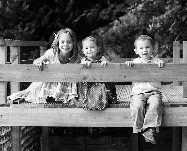 All the kids in the garden, Original in family album